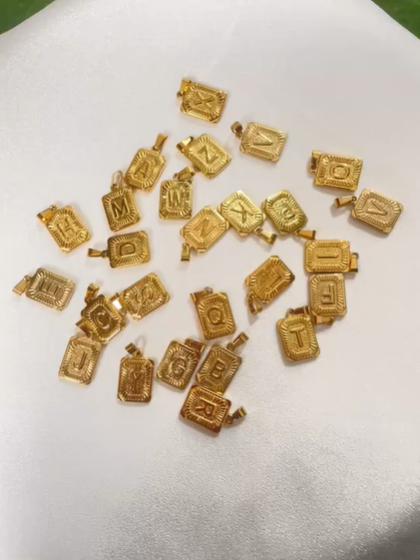 Gold Plated Chain letter